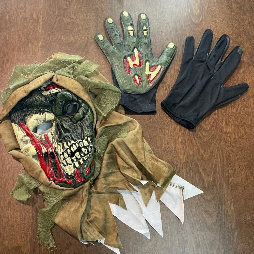 Spooktacular Creations Zombie, Walking Dead Costume Unisex Kids Size M‎ (8-10)